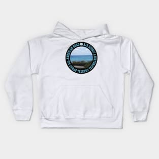 A1A Scenic & Historic Coastal Byway All-American Road circle Kids Hoodie